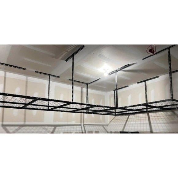 4x8 Overhead Garage Storage Rack Adjustable Garage Storage Organization